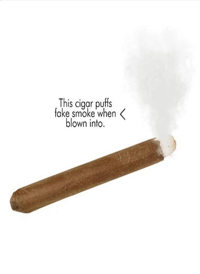 CLESEN Puff Cigar 4.5 Inch(2 Pack),That Blow Smoke,Durable ，Realistic,Ideal for Themed Parties,Prop for Prank, Halloween Costume, Movie, Or Theater Play Tricky Fun Gag Cool Toy, - Image 2